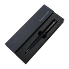 Ручка шариковая поворотная, 1.0 мм, BrunoVisconti FIRENZE, стержень синий, металлический корпус Soft Touch чёрный, в футляре - фото 936464