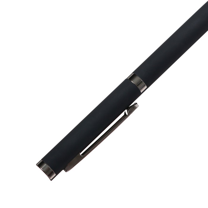 Ручка шариковая поворотная, 1.0 мм, BrunoVisconti FIRENZE, стержень синий, металлический корпус Soft Touch чёрный, в футляре