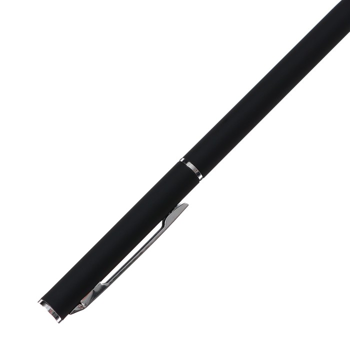Ручка шариковая поворотная, 0.7 мм, BrunoVisconti PALERMO, стержень синий, металлический корпус Soft Touch чёрный, в футляре