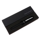 Ручка шариковая поворотная, 1.0 мм, BrunoVisconti PORTOFINO, стержень синий, металлический корпус Soft Touch чёрный, в футляре - фото 320460231