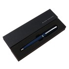 Ручка шариковая поворотная, 1.0 мм, BrunoVisconti SIENNA, стержень синий, металлический корпус Soft Touch синий, в футляре - фото 936610