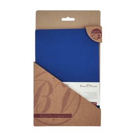 Ежедневник недатированный А5, 136 листов MEGAPOLIS FLEX, обложка искусственная кожа Soft Touch, бежевый блок 70 г/м2, синий