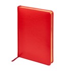 Ежедневник недатированный А5+, 136 листов SIDNEY NEBRASKA, твёрдая обложка, искусственная кожа, ляссе, золотой обрез, блок 70 г/м2, красный - Фото 2