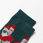 Носки мужские "Дед мороз с тату", цвет нефрит, размер 27-29 - Фото 2