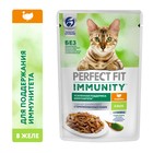 Влажный корм Perfect Fit иммунитет для кошек, индейка, спирулина, пауч, 75 г - фото 11397738