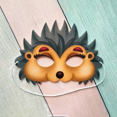 Карнавальная маска «Ёжик»