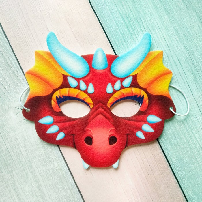 Кукольный театр. Маска «Красный дракон» - Фото 1