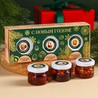 Подарочный набор новогодний «С Новым годом», орехи в сосновом сиропе, 90 г (3 шт.×30 г) - Фото 3