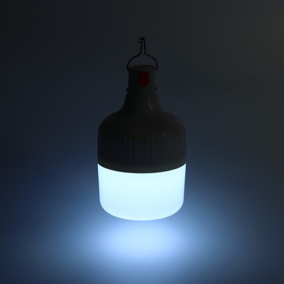 Фонарь кемпинговый аккумуляторный, 30 Вт, 2400 мАч, 2835, 3 режима