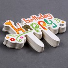 Топпер для торта «С днём рождения. Зверята», в наборе 24 шт. - Фото 2