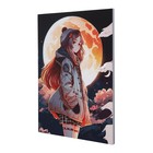 Ежедневник недатированный на склейке А5 80 листов, мягкая обложка "Лунная девочка" - фото 7712211