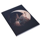 Ежедневник недатированный на склейке А5 80 листов, мягкая обложка "Девочка и волк" - фото 7712215