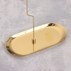 Подсвечник металлический «Карусель с сердцами», золотая, 8.5×18 см - Фото 3