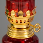 Керосиновая лампа красный 8х6х20 см RISALUX - Фото 3