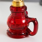 Керосиновая лампа красный 8х6х20 см RISALUX - Фото 4