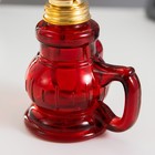 Керосиновая лампа красный 8×6×20 см - Фото 7