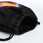 Мешок для обуви на шнурке, цвет чёрный - фото 23035330