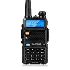 Радиостанция Baofeng UV-5R (8W), 400-470 МГц, 7.4 В, 8 Вт, 128 каналов, до 2 км, черная 10063865