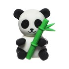 Ластик фигурный "Панда с бамбуком", МИКС - Фото 3