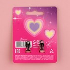 Клипсы «Самой чудесной девочке», серьги детские (комплект 2 шт) - фото 23254375