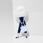 Брошь «Девочка» в комбинезоне, цветная в серебре - Фото 2