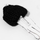 Брошь «Девочка» в шапке», цветная в серебре - Фото 3