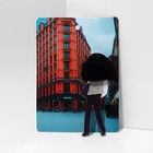 Брошь «Девочка» в жилетке, цветная в серебре - Фото 2