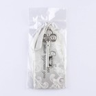 Сувенир ключ-открывалка «Подарок гостям», цвет серебро, 6,5 х 0,3 х 2,7 см - Фото 8
