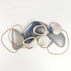 Декор настенный, панно металл «Камни», 105×8×50 см - Фото 2