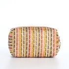 Косметичка дорожная на молнии, с ручкой, с подкладкой, бежевая/разноцветная - фото 48142553