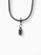 Шарм подвеска «Ботиночек», цвет золотой в чернёном серебре - Фото 2