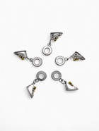 Шарм подвеска «Ботиночек», цвет золотой в чернёном серебре - Фото 4