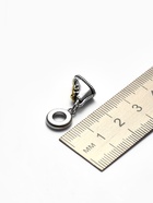 Шарм подвеска «Ботиночек», цвет золотой в чернёном серебре - Фото 3