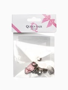 Шарм подвеска «Сердечко», розовый в серебре - Фото 5