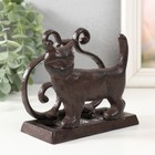 Фигурка-салфетница «Кот», чугун, 13.2×6.4×11.5 см 9912861 - фото 11341166