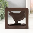 Фигурка - салфетница чугун «Птица», 10.5×6.4×11.5 см - Фото 3