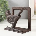 Фигурка - салфетница чугун «Птица», 10.5×6.4×11.5 см - Фото 4