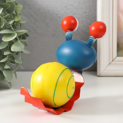 Фигурка металл «Улыбчивая улитка», 15×6.5×12 см, МИКС