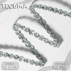 Тесьма декоративная, 6 мм, 10±1 м, цвет серебряный - Фото 1