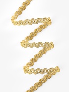 Тесьма декоративная, 10 мм, 10 ± 1 м, цвет золотой - Фото 5