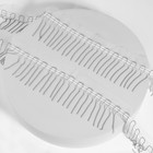 Тесьма металлизированная «Бахрома», 5 см, 4,5 ± 0,5 м, цвет белый - Фото 3