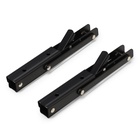 Кронштейн складной для столов и полок ТУНДРА, 2 шт., длина 200 мм, сталь черный - Фото 8