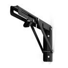 Кронштейн складной для столов и полок ТУНДРА, 2 шт., длина 250 мм, сталь черный - Фото 11