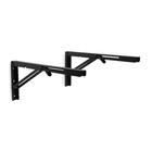 Кронштейн складной для столов и полок ТУНДРА, 2 шт., длина 450 мм, сталь черный - Фото 1