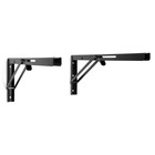 Кронштейн складной для столов и полок ТУНДРА, 2 шт., длина 500 мм, сталь черный - Фото 6