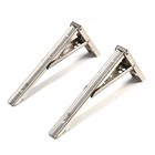 Кронштейн складной для столов и полок ТУНДРА, F001, 2 шт., длина 250 мм, нерж. сталь - Фото 9