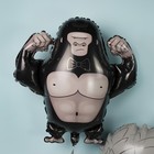 Воздушный шар фольгированный 27" «Горилла-джентльмен» - фото 48021818