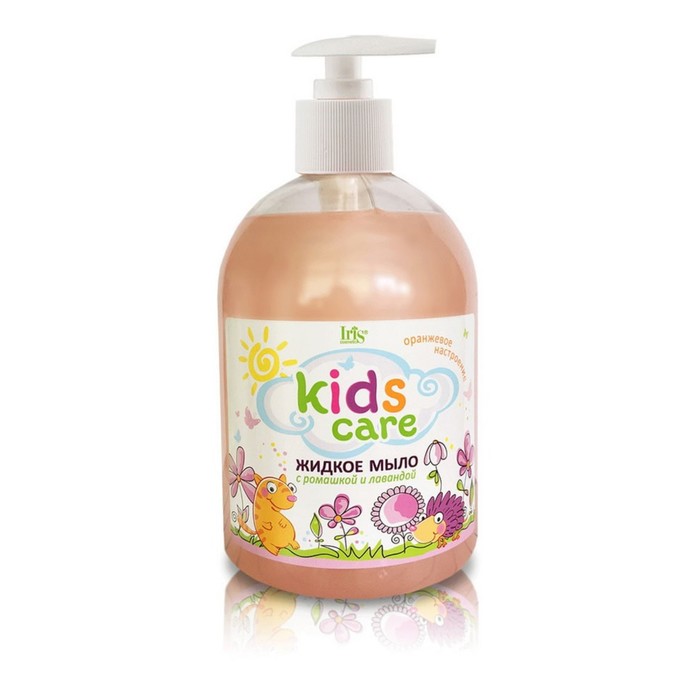 Мыло жидкое детское Iris Cosmetic Kids Care, с ромашкой и лавандой, 500 мл - Фото 1