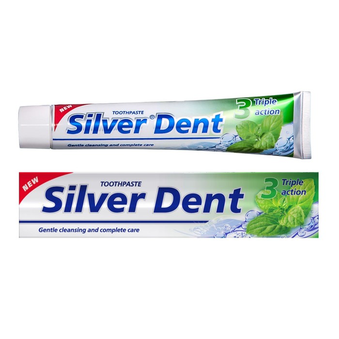 Зубная паста Модум Silver Dent «Тройное действие», 100 г - Фото 1