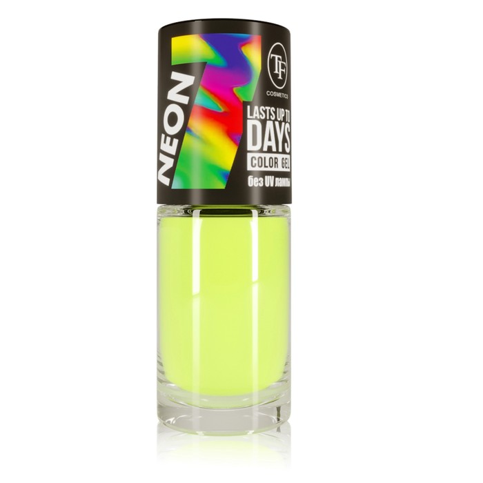 

Лак для ногтей TF Color Gel Lasts Up To 7 Days Neon, тон 310 Lemon Bang, 8 мл